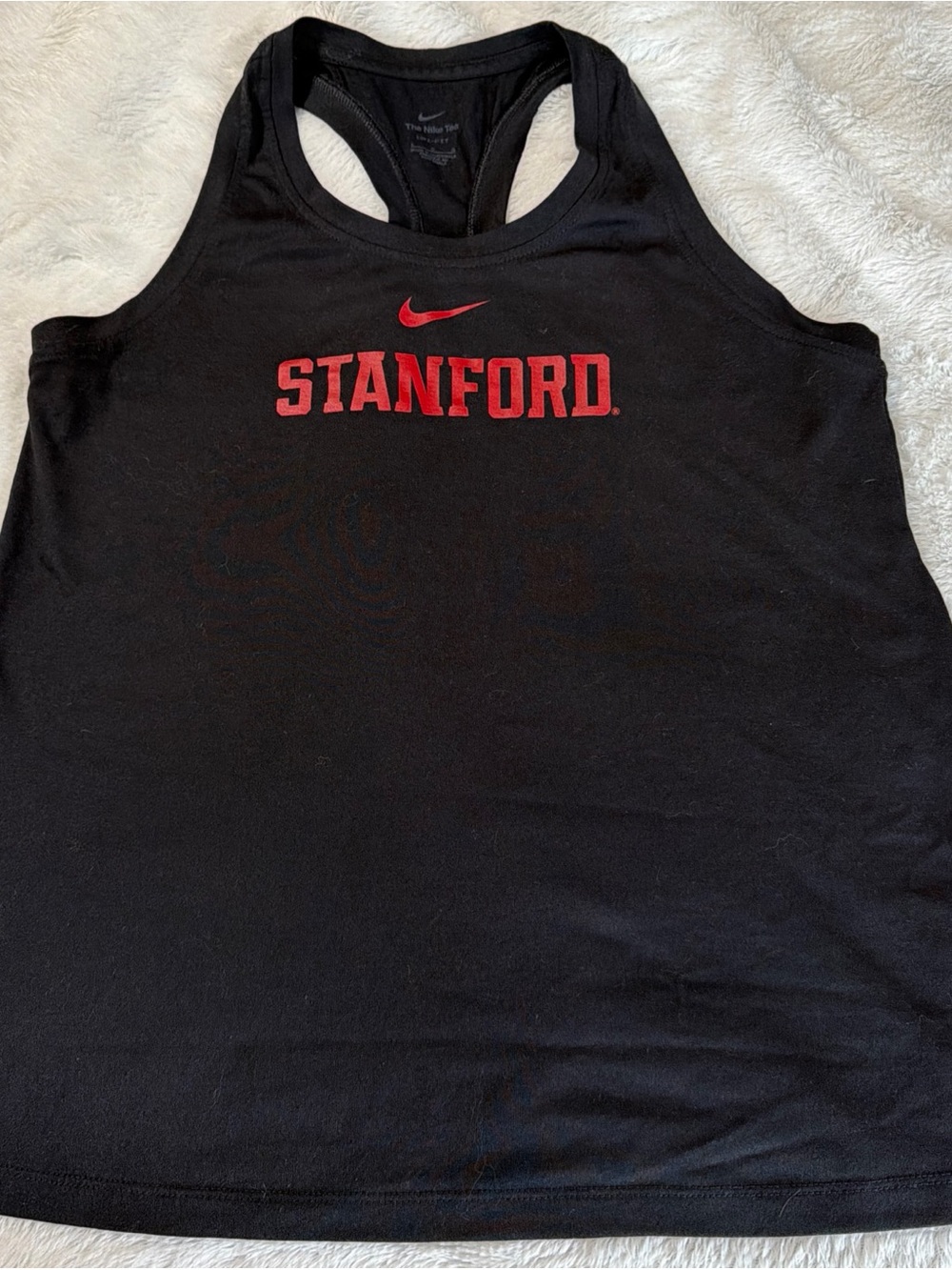 Nike Dri-Fit Stanford Black Tank top Racerback Women’s Large